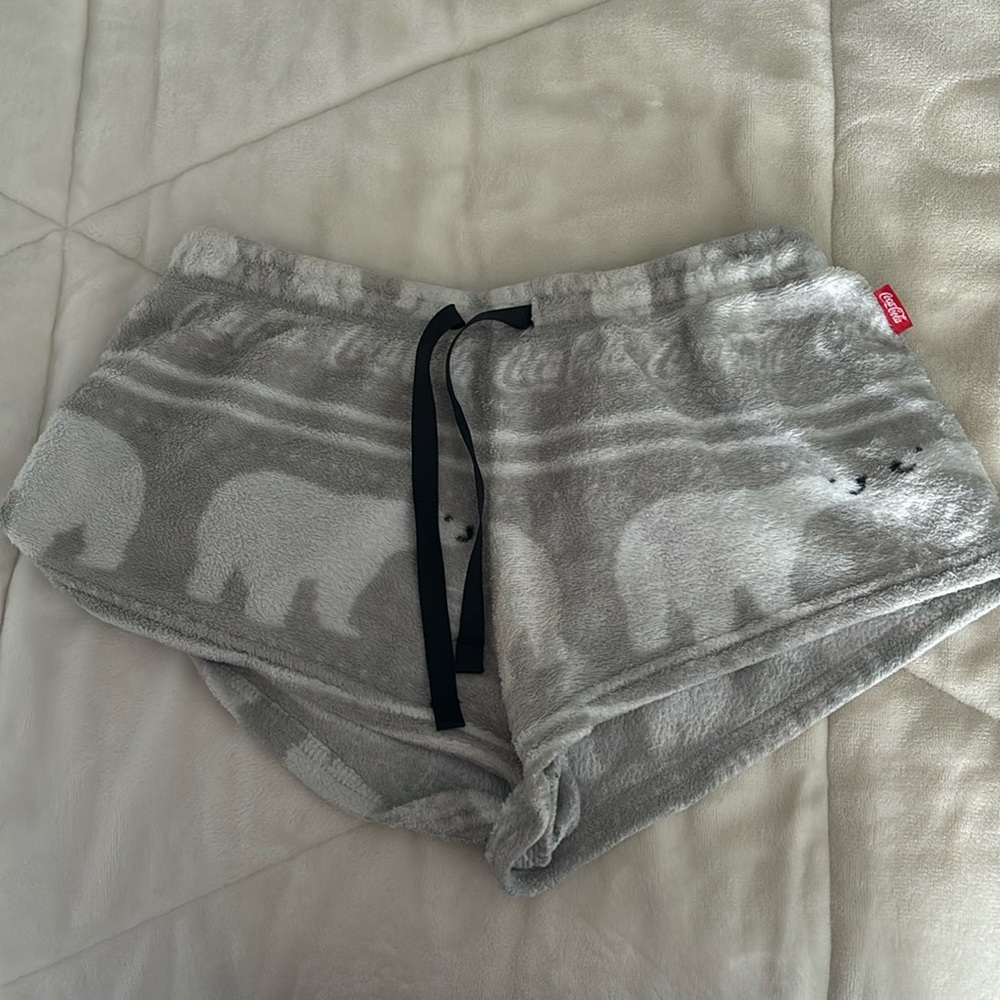 coca cola polar bear pajama shorts